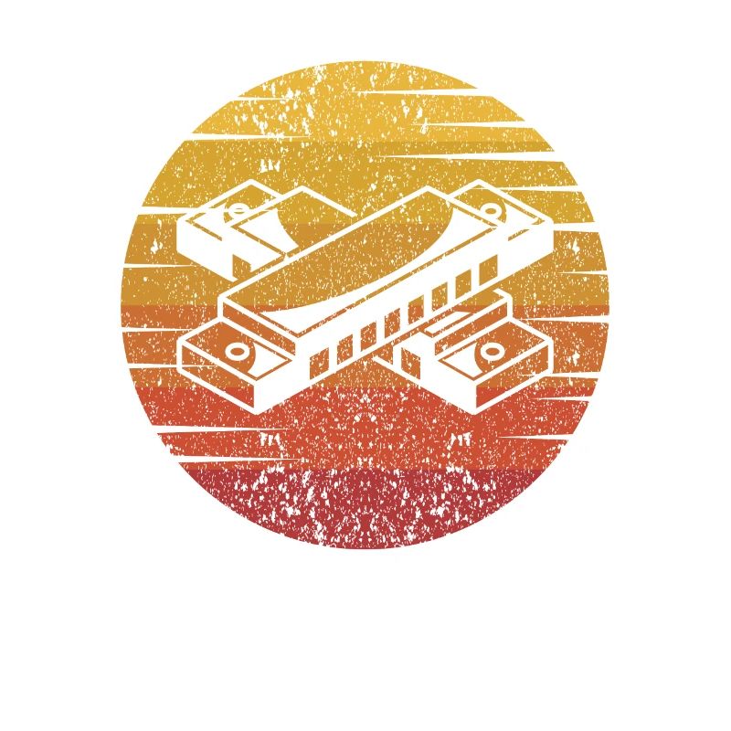 Harmoniciste rétro Harpe à bouche Harmonica harmonica