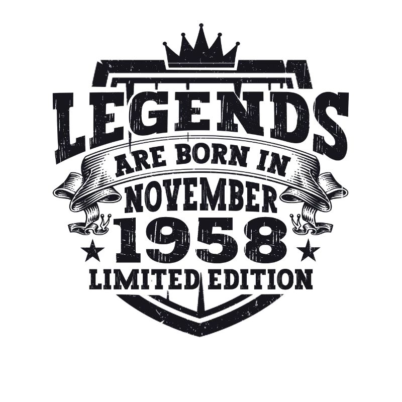 Legend November 1958 64th Birthday Gift Fun