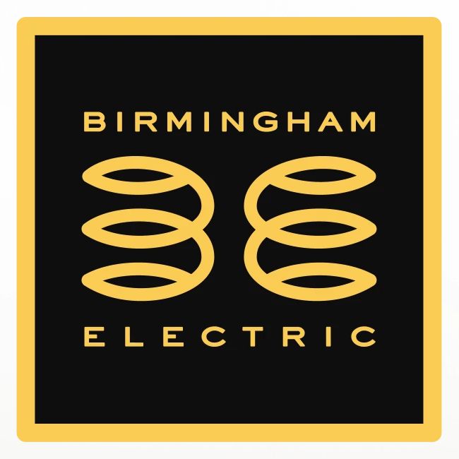 Birmingham Electric square "coils" logo