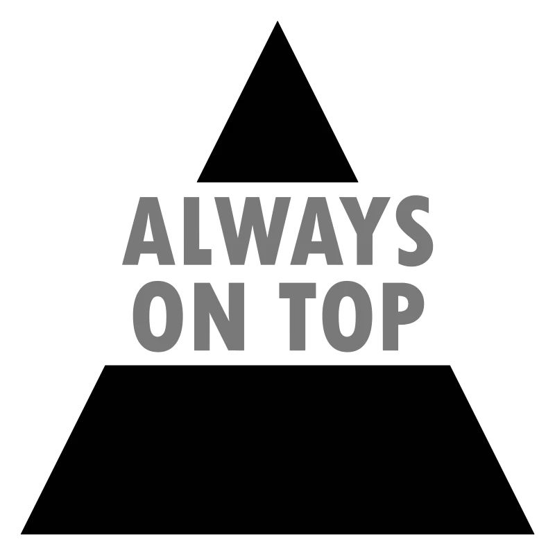 Always on top (split triangle)