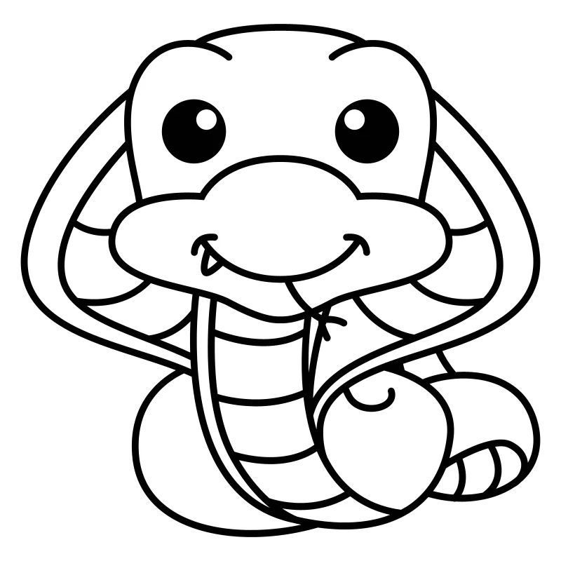 Serpent Cobra Comic Animal