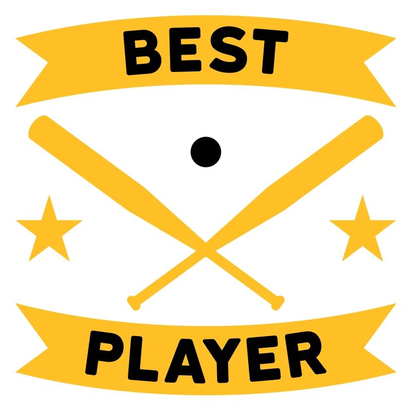Meilleur joueur de baseball (bannière, batte de baseball)