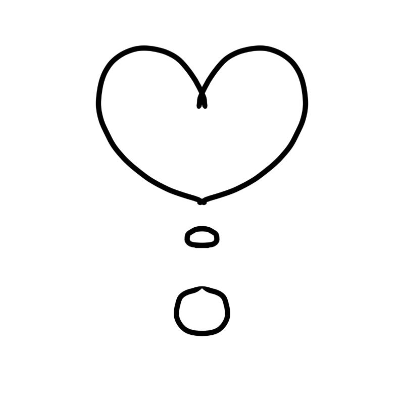 Points de coeur Formes Forme Amour
