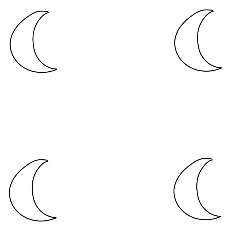 Moon Four Moons Planet Symbol