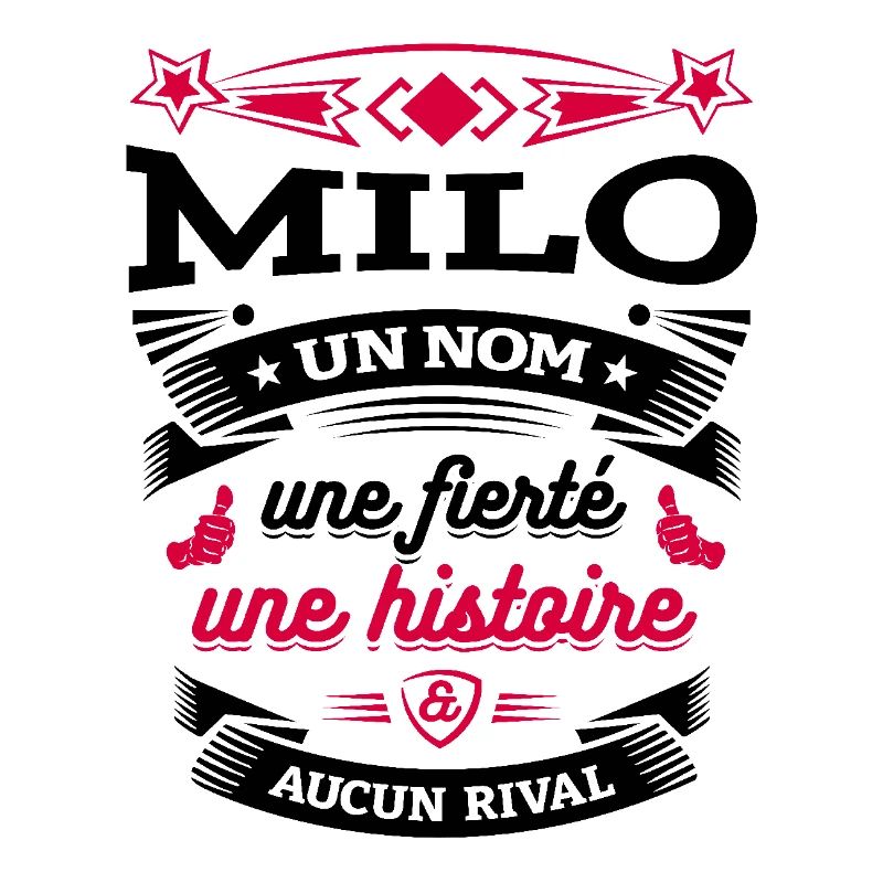 MILO UN NOM UNE FIERTÉ AUCUN RIVAL