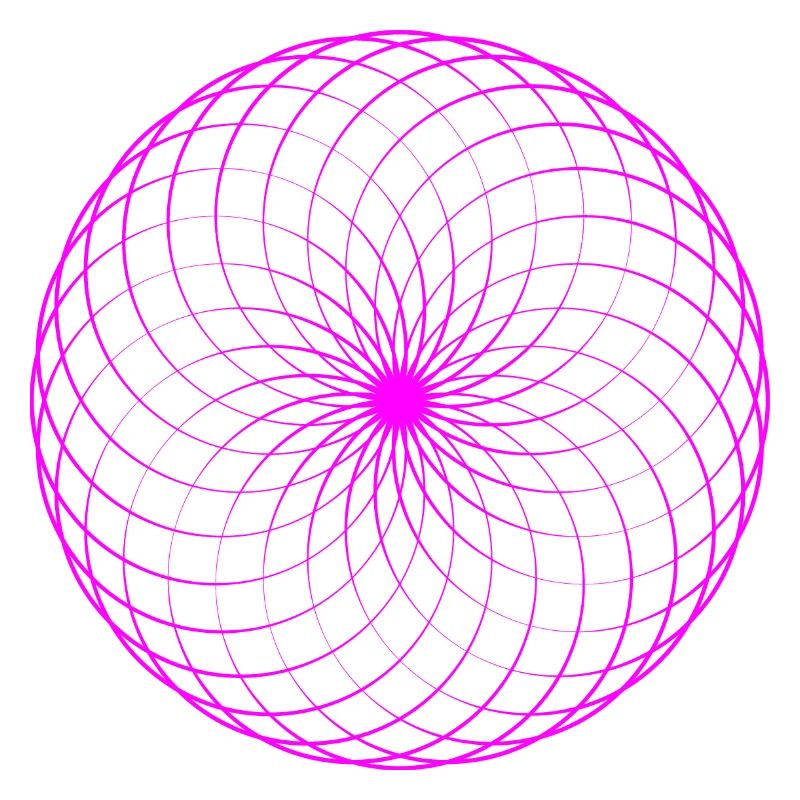 Neonspirale Netz Torus