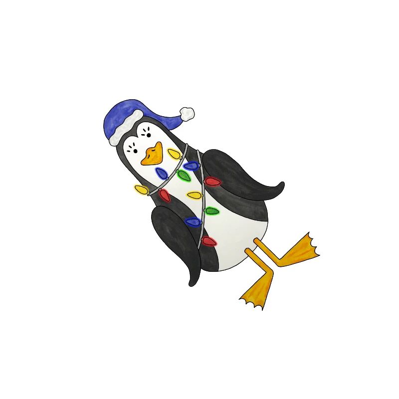 Penguin String Lights Noël Penguin Noël
