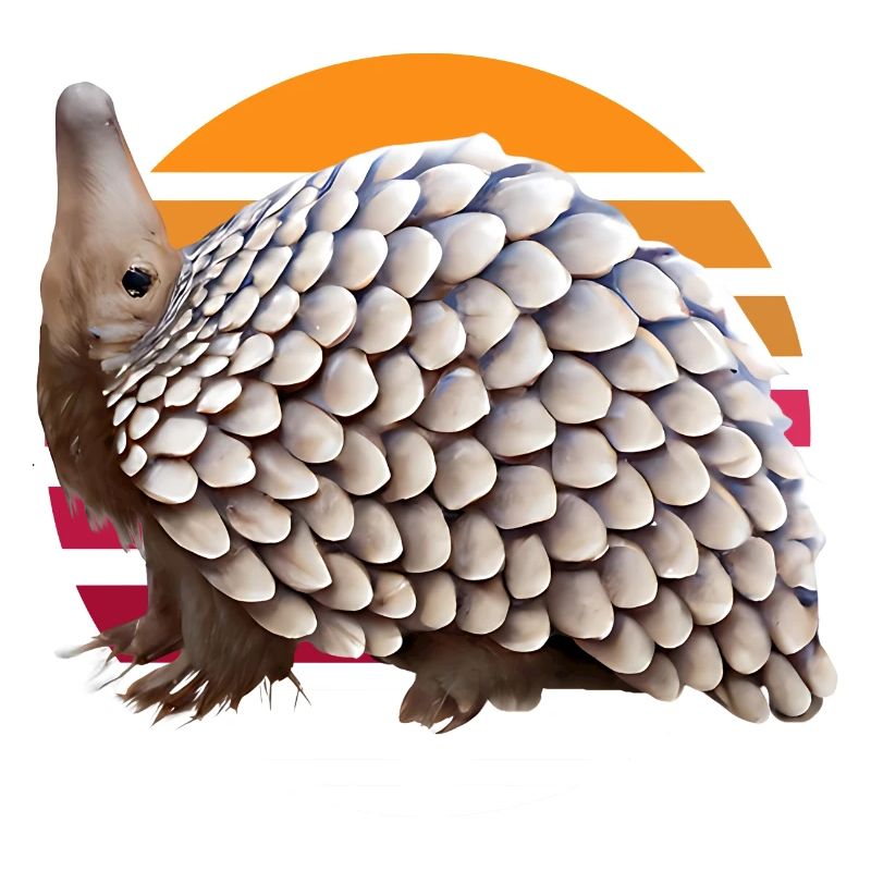 Conception de pangolin mignon