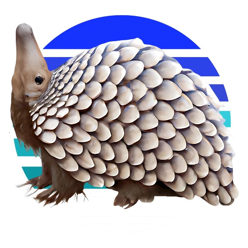 Conception de pangolin mignon