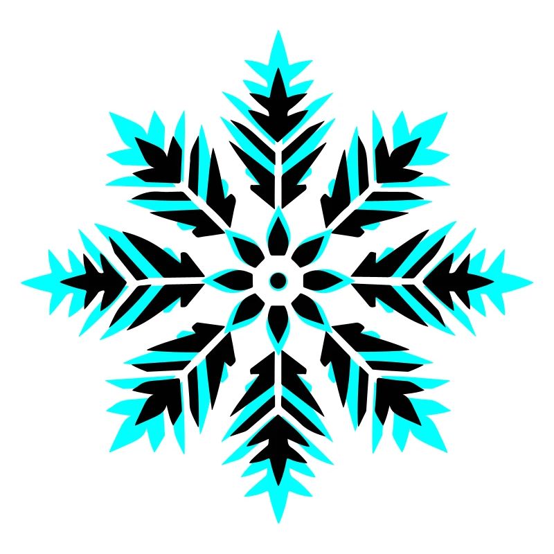 Icône de flocon de neige d’hiver