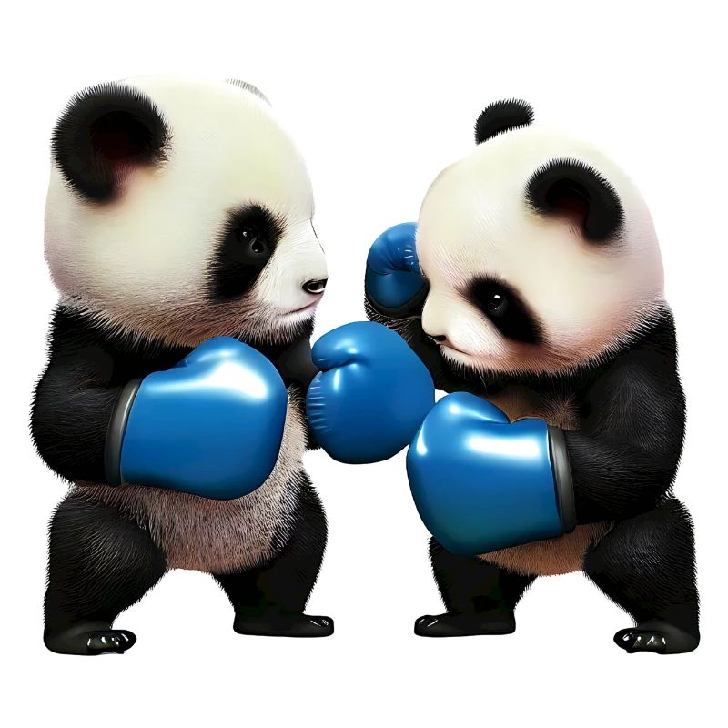 Fighting Panda Bears