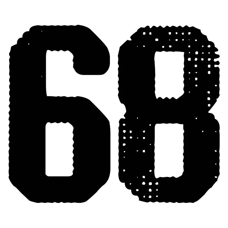 Maillot à 68 numéros