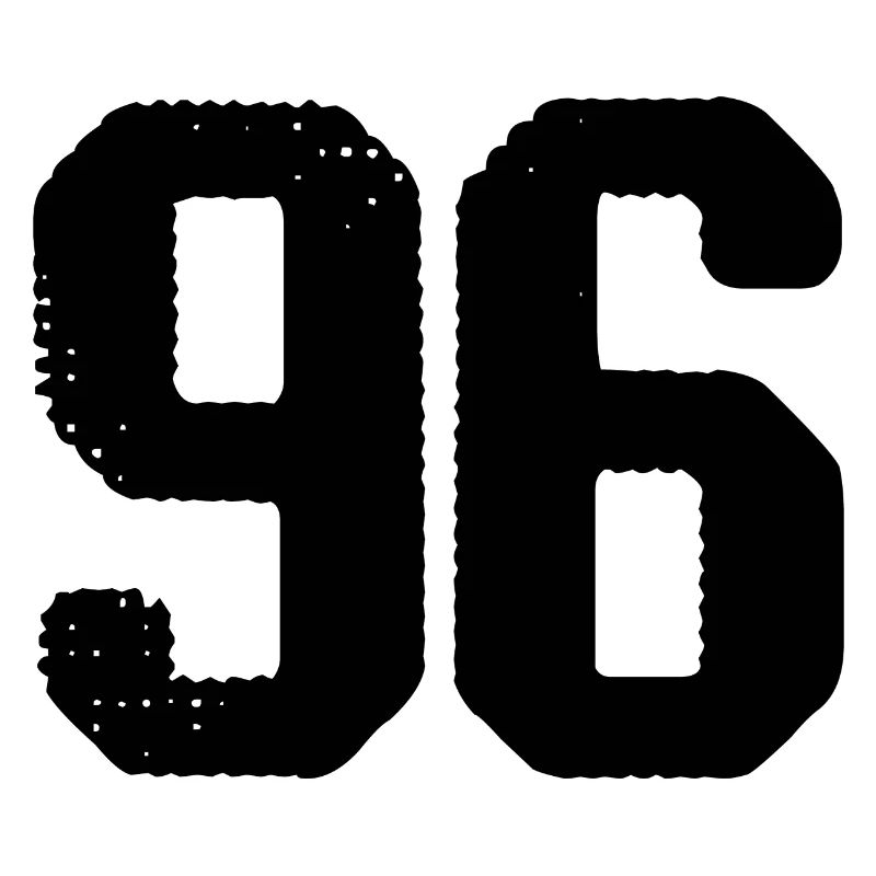 Maillot à 96 numéros