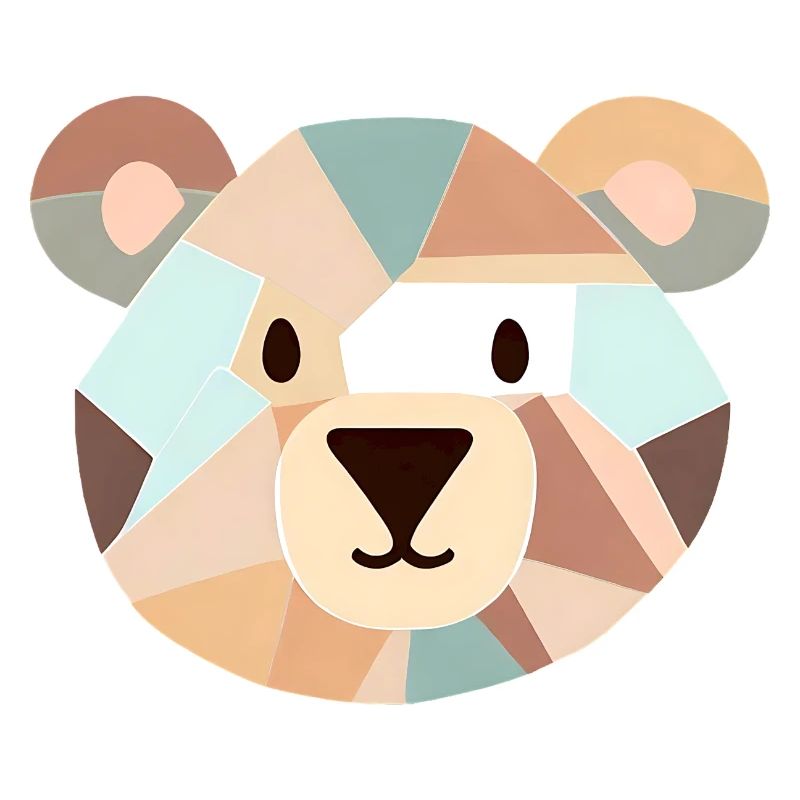 Cubist bear