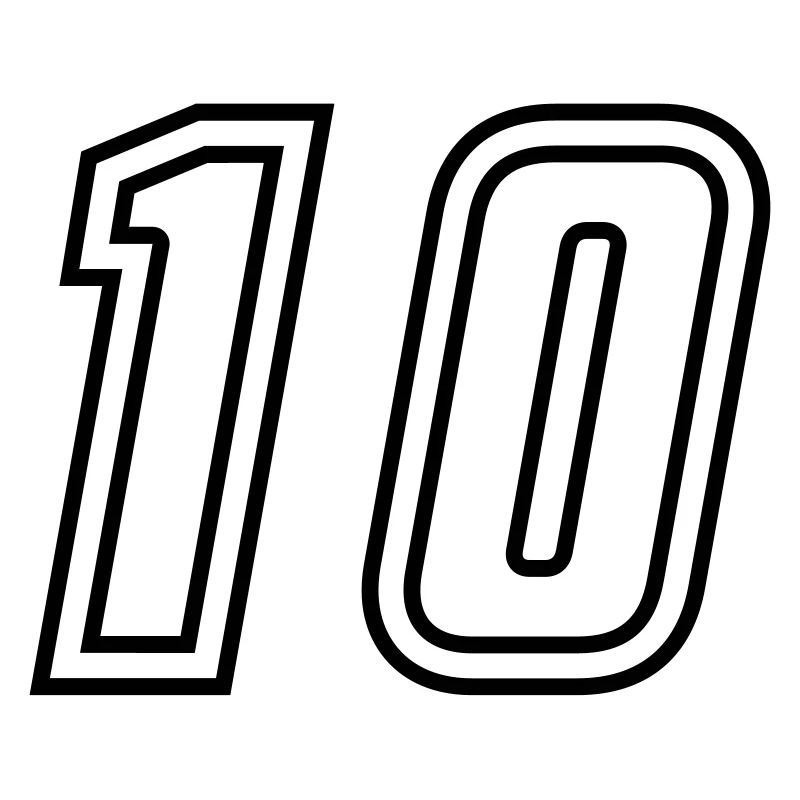 10 Zahl nummer