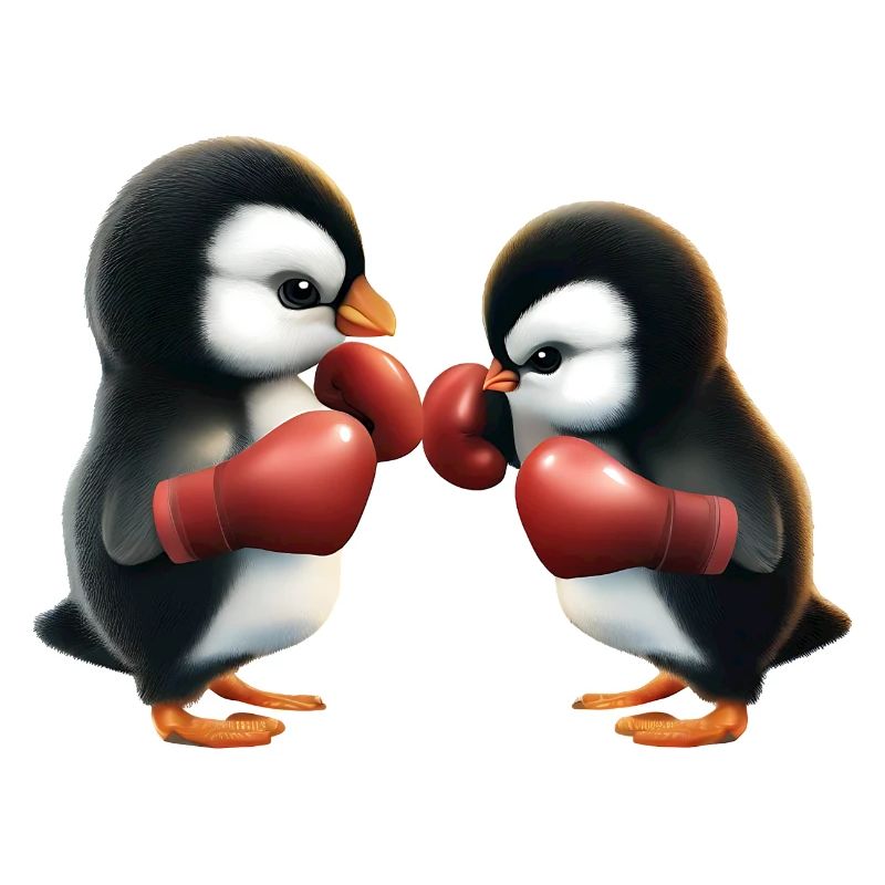 Pinguin Boxkampf