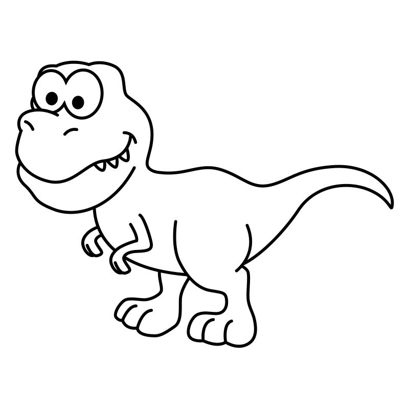 Dinosaurier T-Rex Comic
