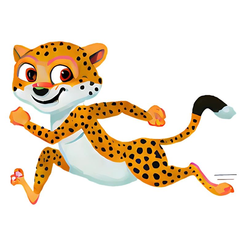 Cheetah rennt