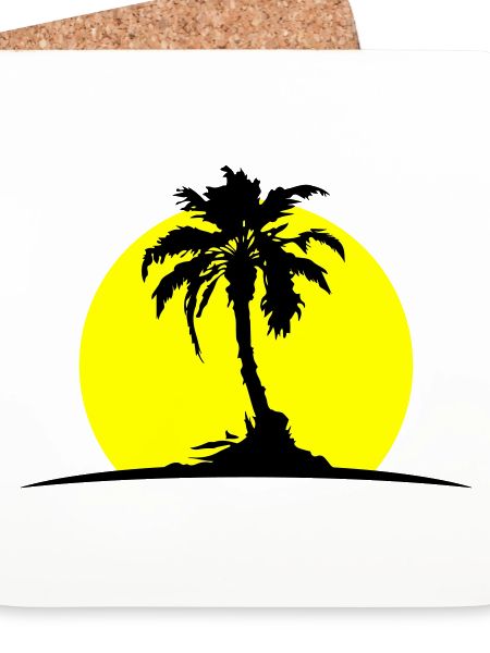 Palme Insel Sonne