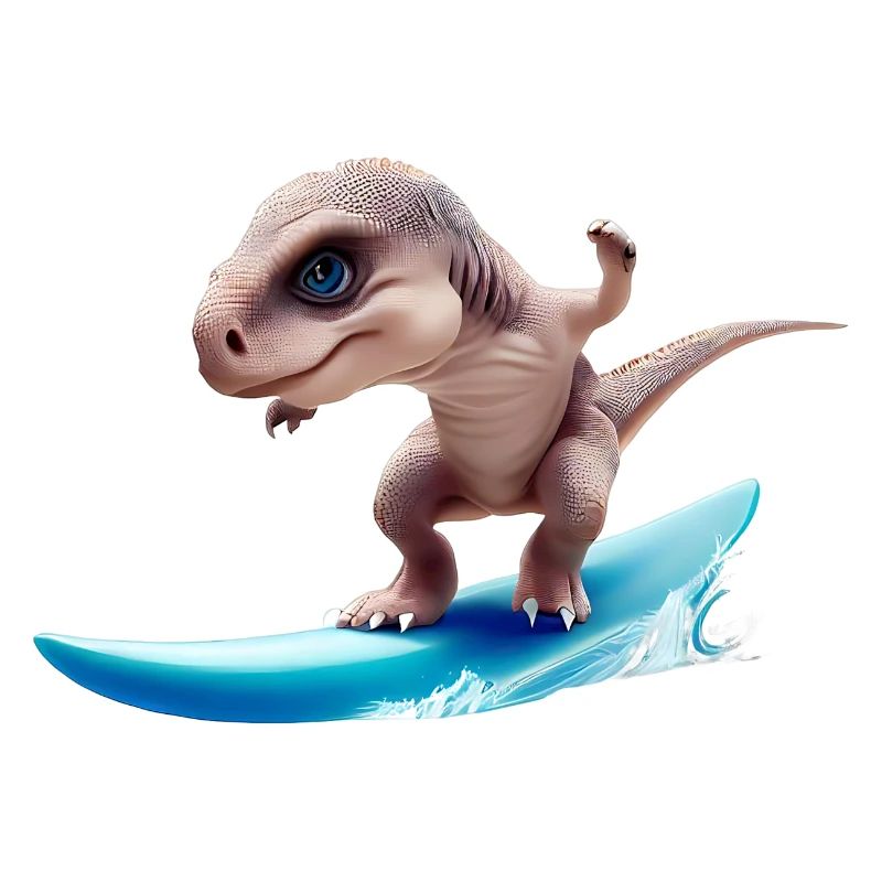 Der Surfer Dino