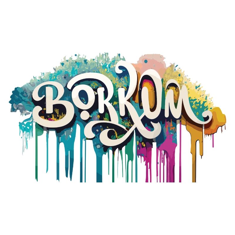 Borkum Graffiti lettrage