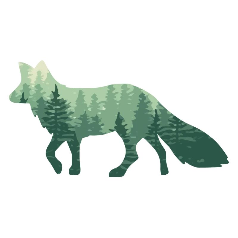 Fuchs Wald / fox with forest