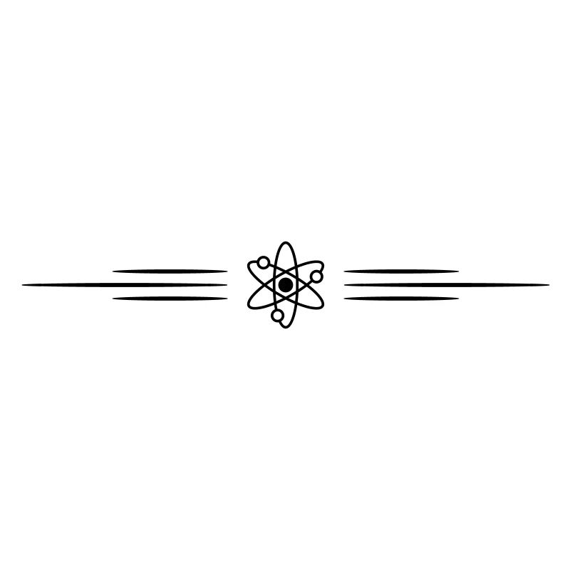 Symbole de ligne d’atome