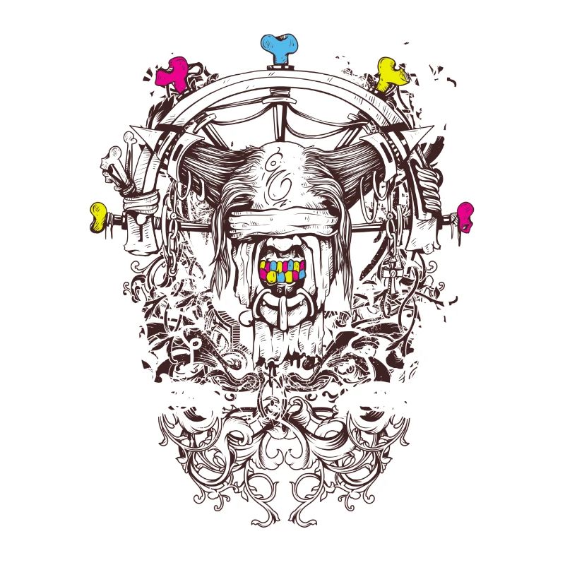 Abstract art - mythical creature