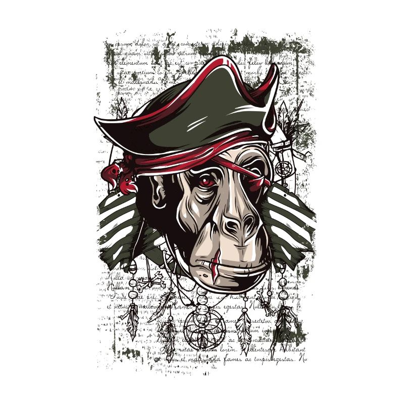 scimmia pirata