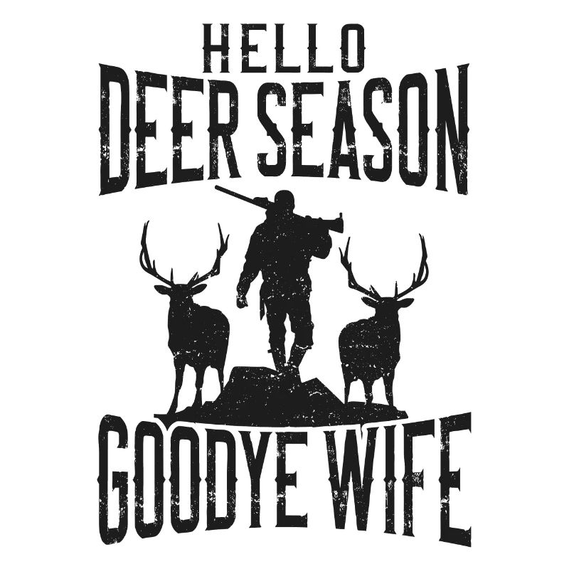 Buck Deer Hunting Hunter Husband