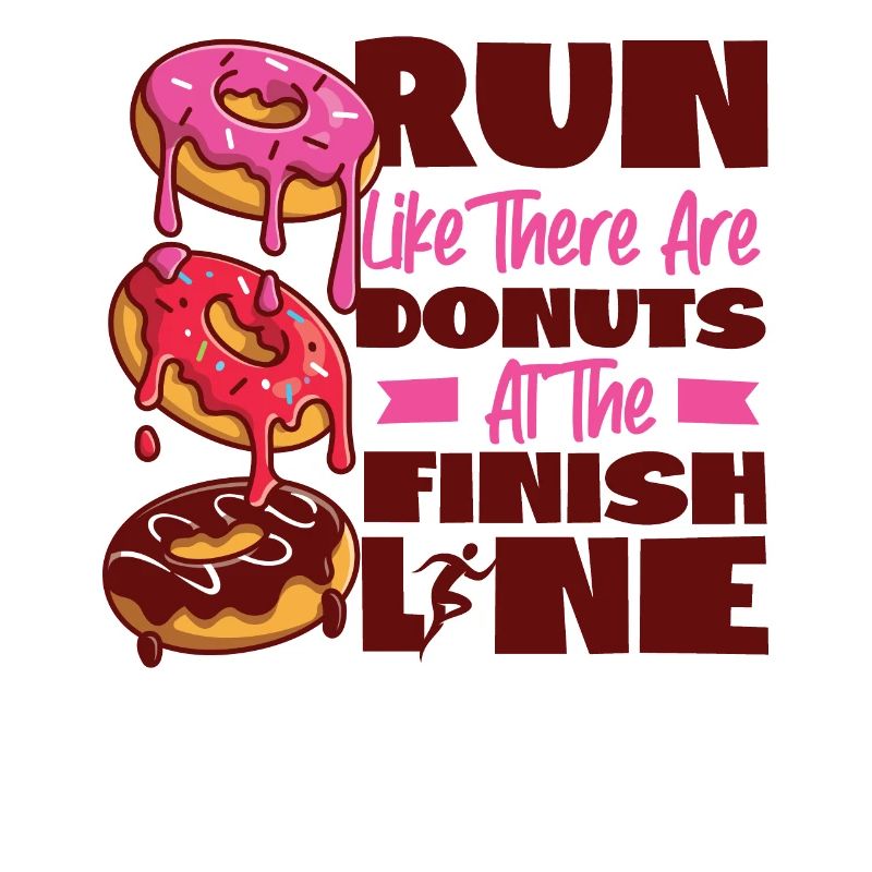 Running Runner Half Marathon Donut