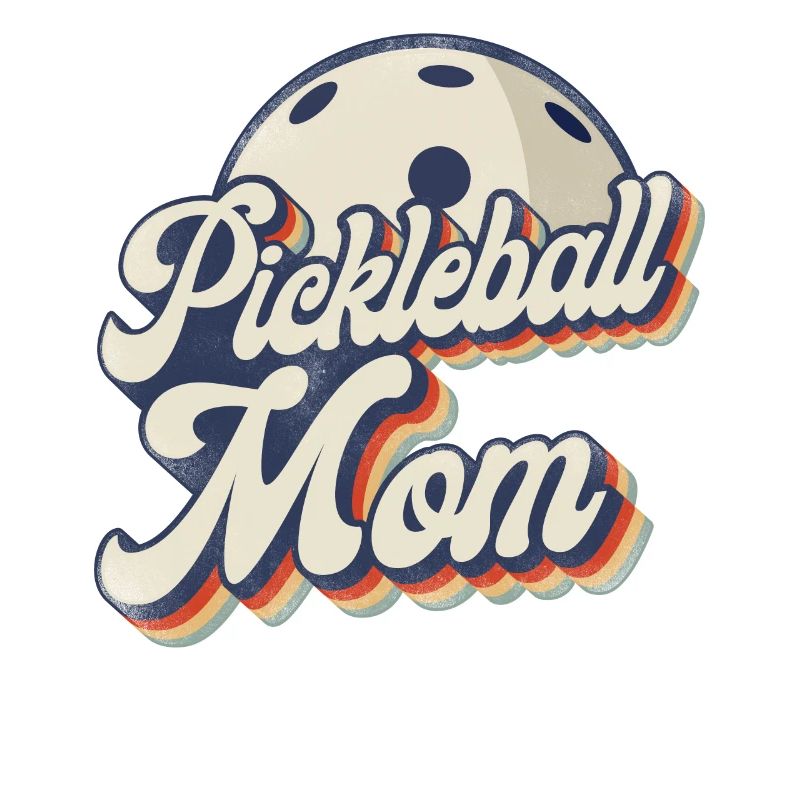 Pickleball Maman Mère Rétro