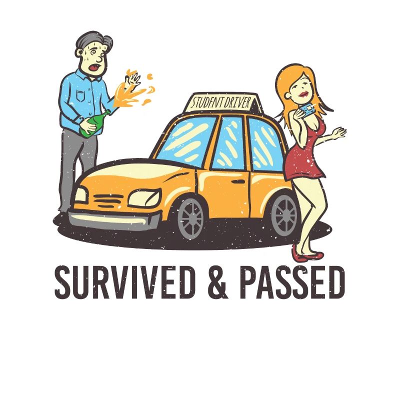 Driving instructor student survived & passed driving school