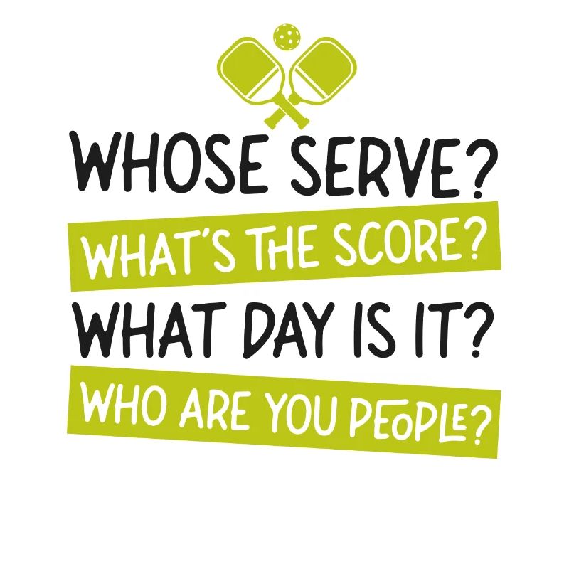 Pickleball Whose Serve? What's The