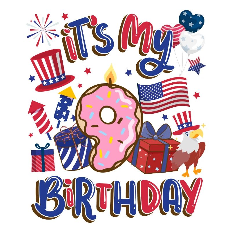 It's my 9th birthday Eagle July 4th