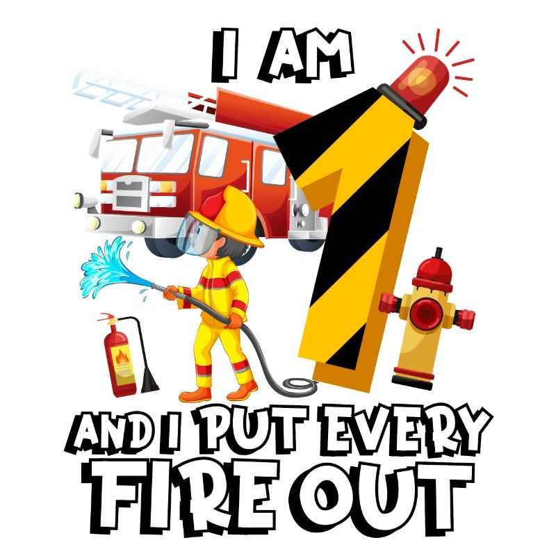 Fire engine firefighting I am 1 year old,