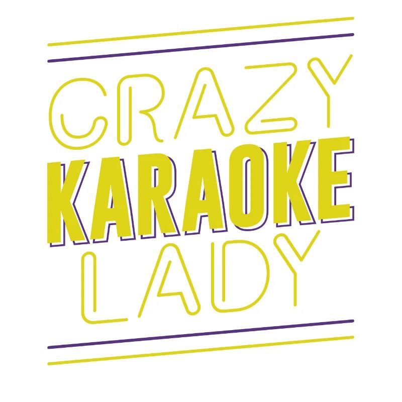 Chanteuse de karaoké Crazy Karaoke Lady