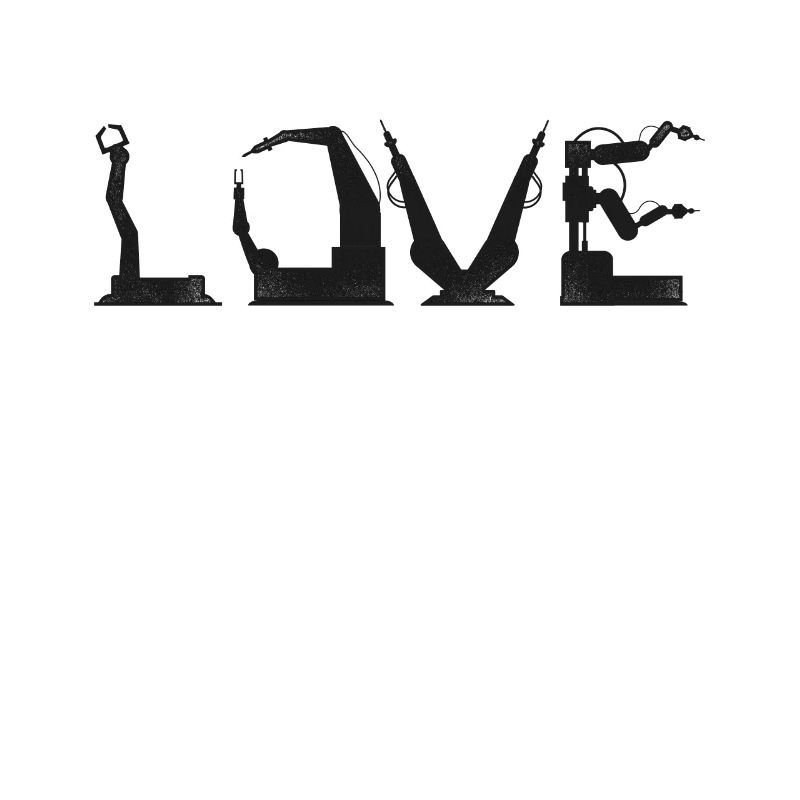 Robot Robotics Engineer Love