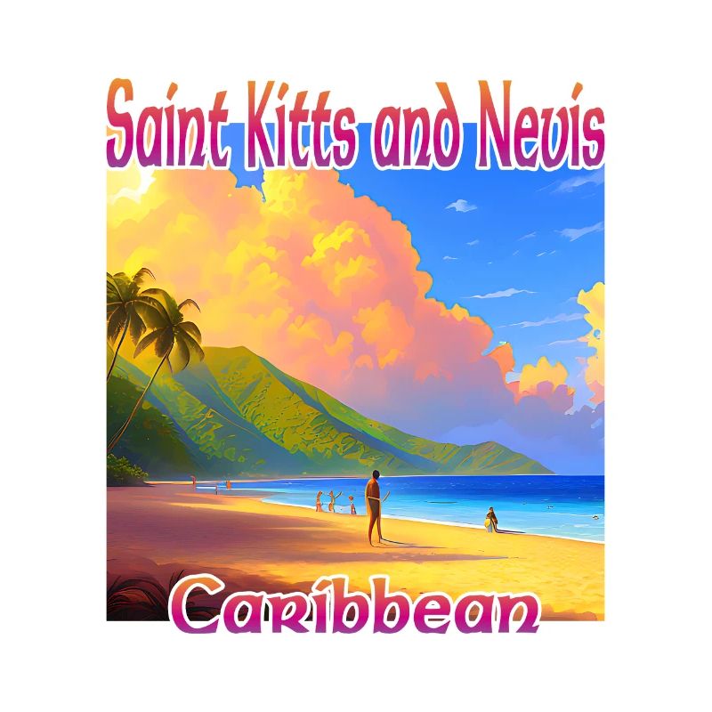 Plage à Saint-Kitts-et-Nevis
