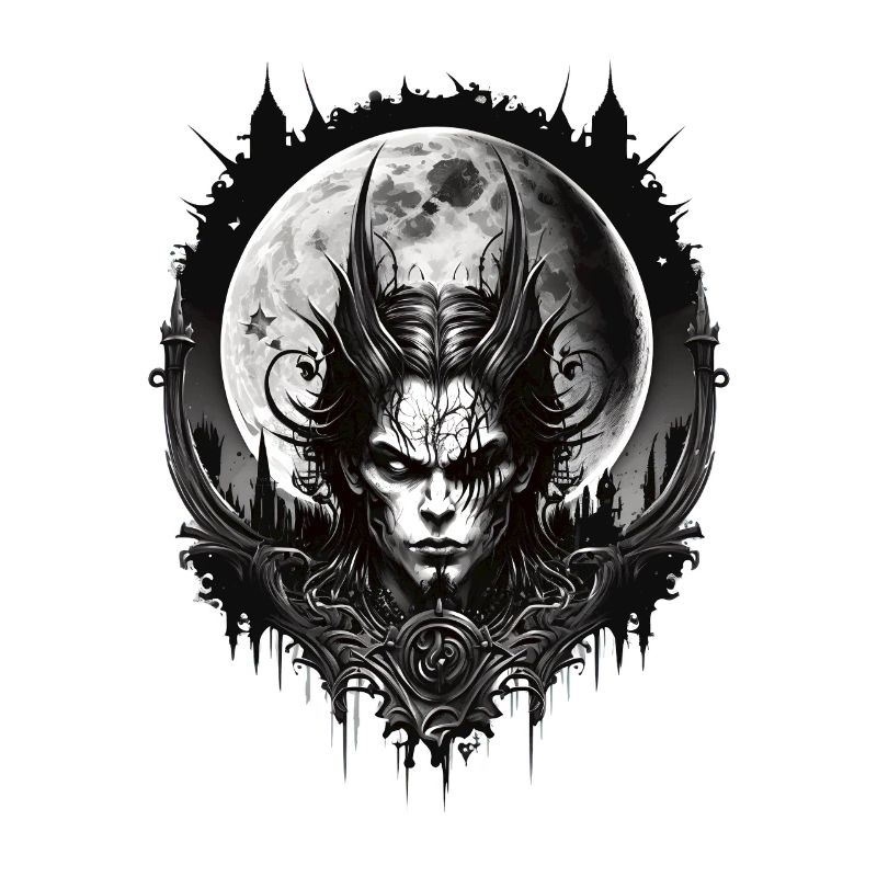 Gothic Demon Vampire Full Moon Demon Full Moon