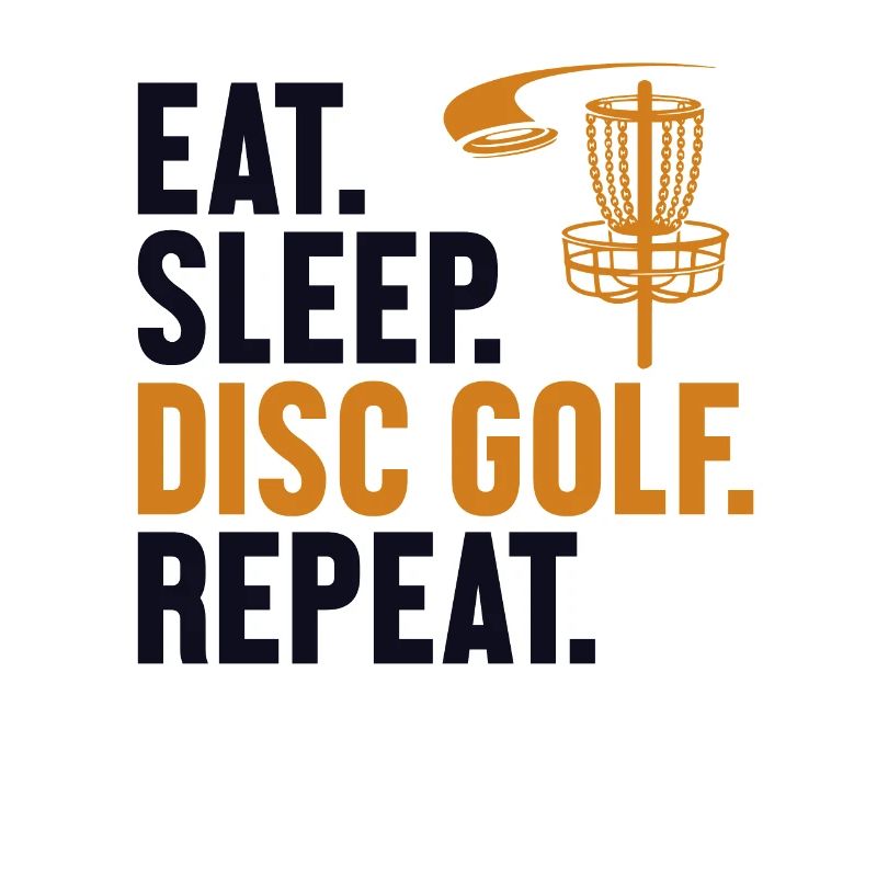 Manger Sleep Disc Golf Répéter Disc Golfer Frisbee
