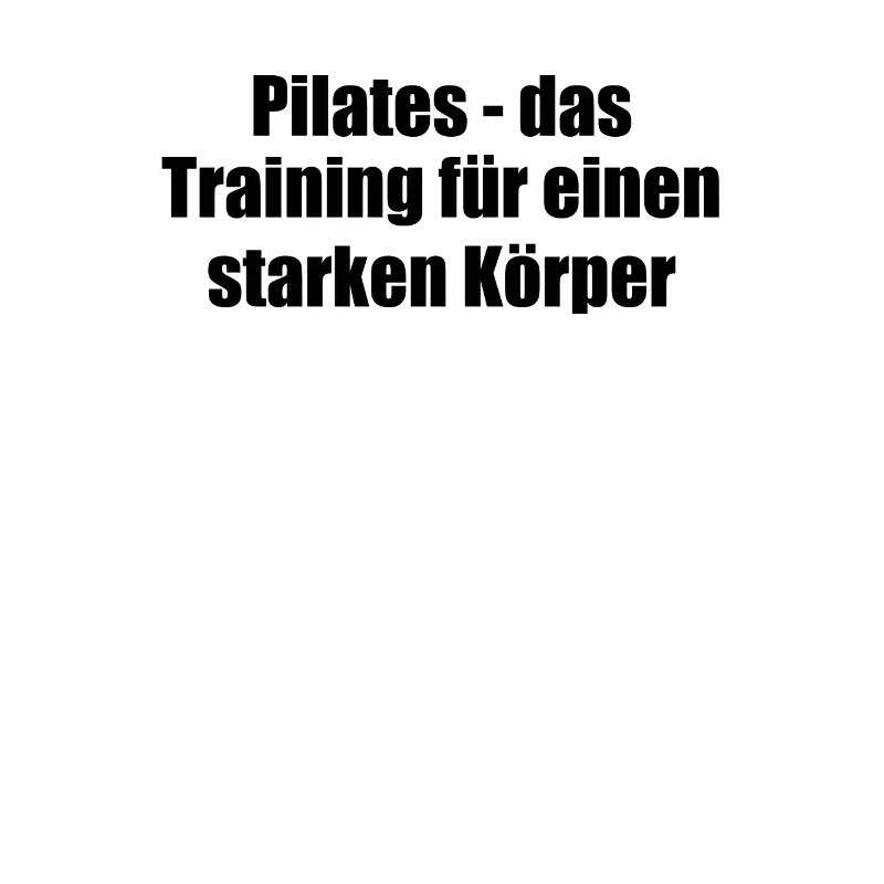 Pilates - Pilates - das Training für einen
