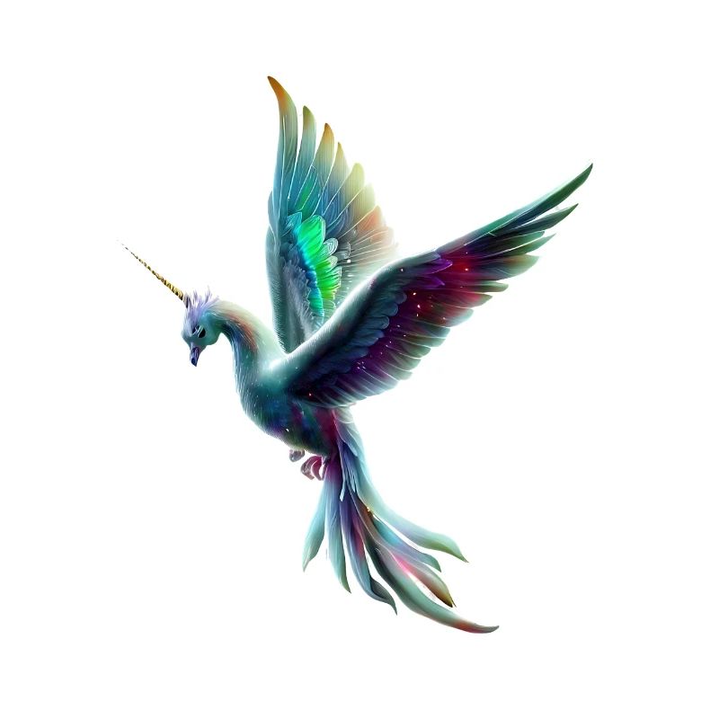 Oiseau licorne