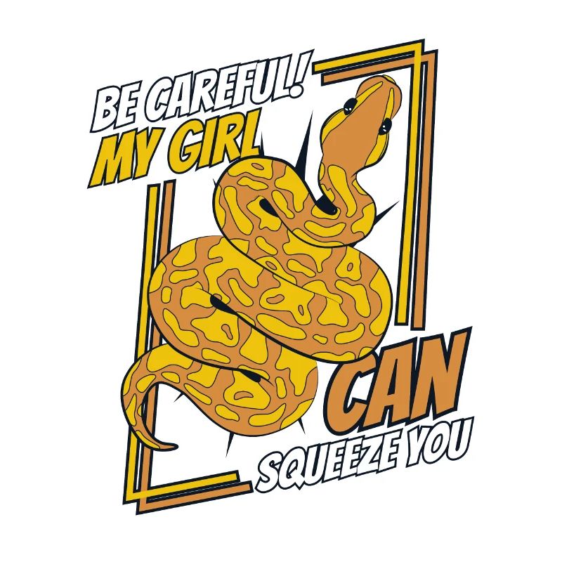 Ma fille peut vous presser Python Snake Banana