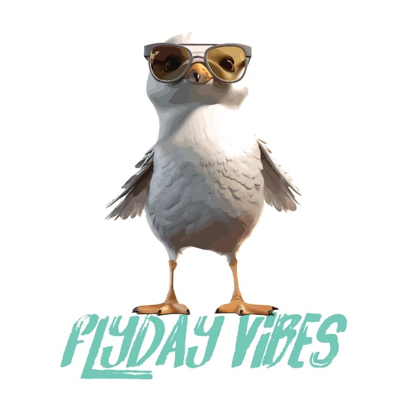 Seagull Flyday Vibes Cool Mignons vacances d’été