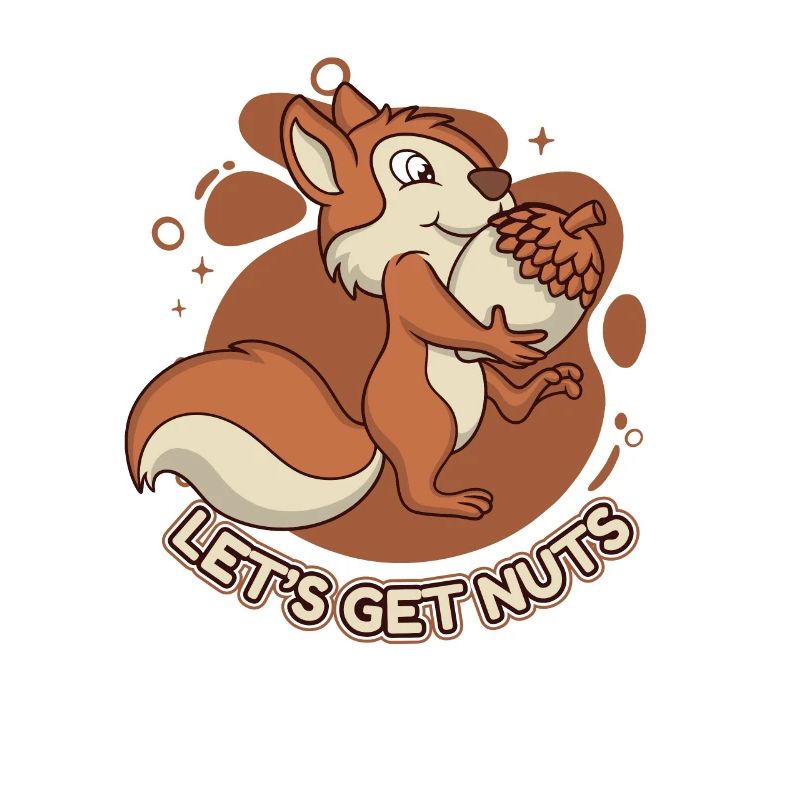 Let's Get Nuts Squirrel Fuchshörnchen Eichhörnchen