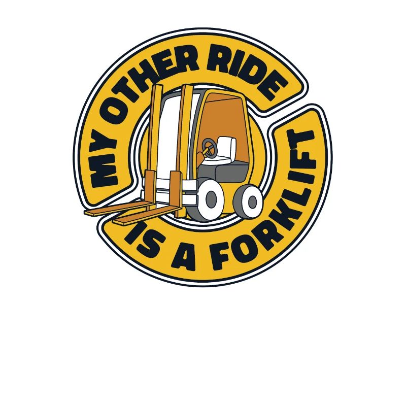 My Other Ride Is A Forklift Telehandler