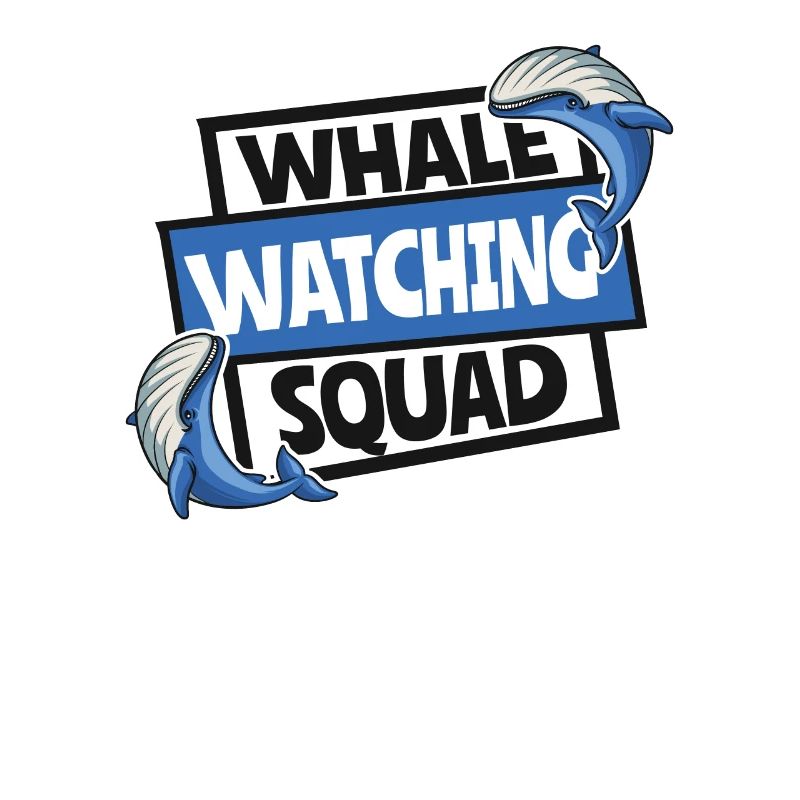 Whale Watching Squad Blue Beluga Cetacea Whale