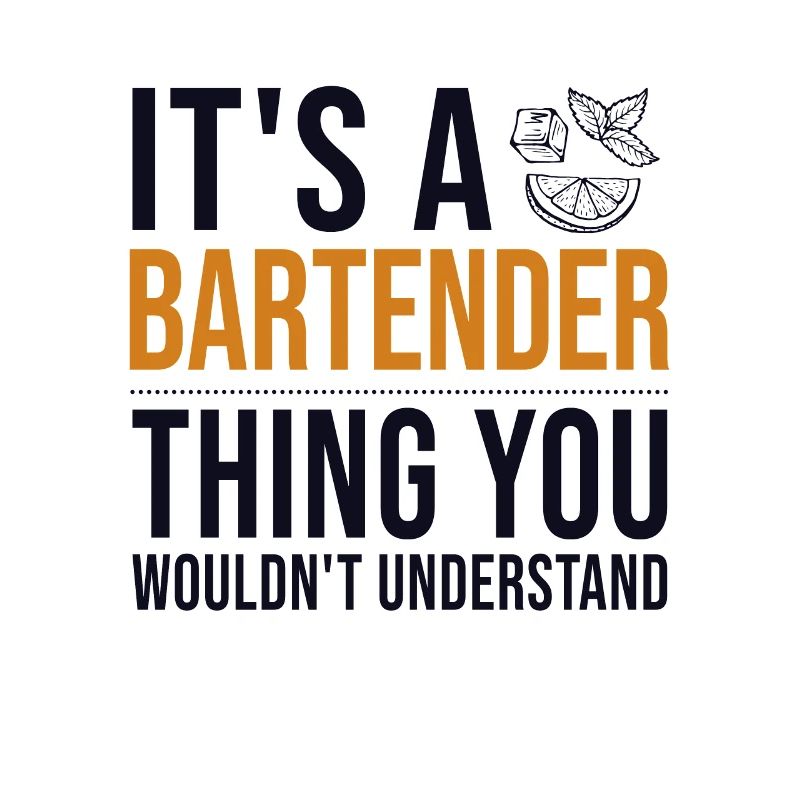 It's a Bartender Thing Barman Bartender Barmaid