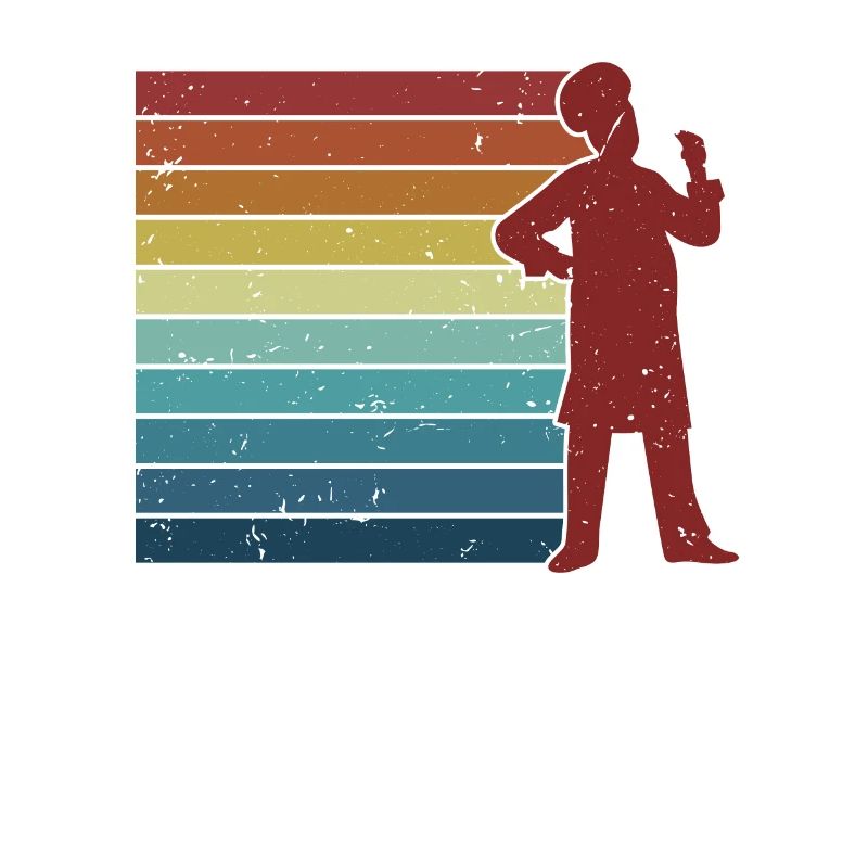 Retro bakery confectioner hobby baker master baker